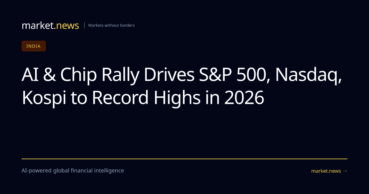 AI & Chip Rally Drives S&P 500, Nasdaq, Kospi to Record Highs in 2026
